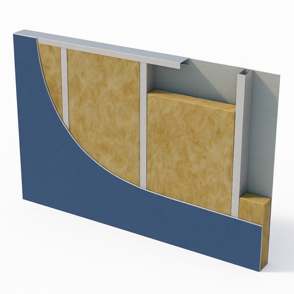Superglass Acoustic Partition Roll Insulation APR Application