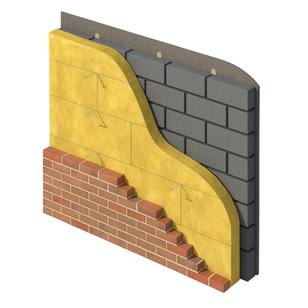 Superglass Superwall 32 36 Cavity Wall Slab Application