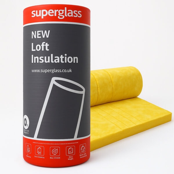 100mm Superglass 44 Multi Loft Roll Insulation 12.12m2 Roll