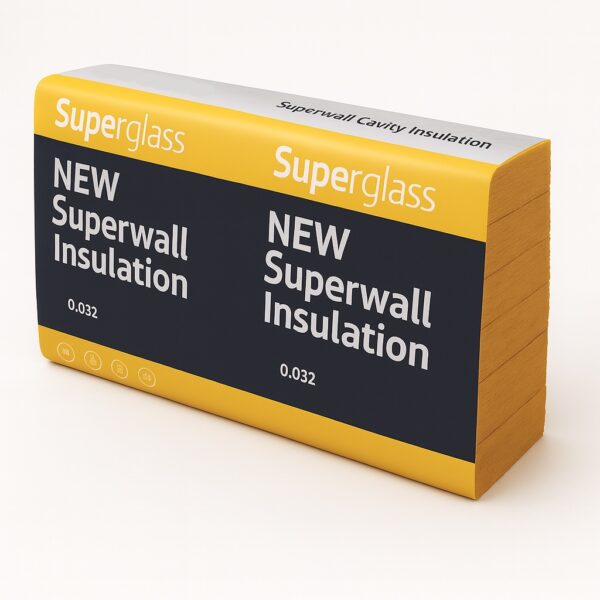 100mm Superglass Superwall 32 Cavity Wall Slab 3.28m2 Pack