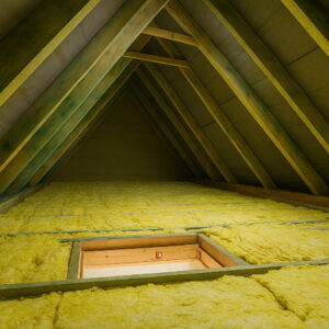 URSA Loft Insulation Roll Application