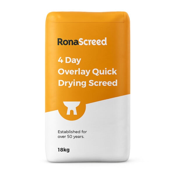 RonaScreed 4 Day Overlay Quick Drying Screed Additive – 18kg Bag