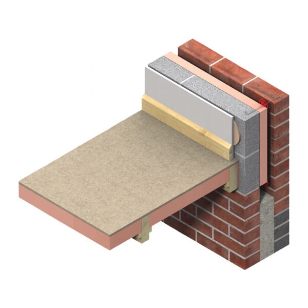 100mm Kingspan Kooltherm K103 Insulation Floorboard 2400mm x 1200mm Pack of 3 (8.64m2)