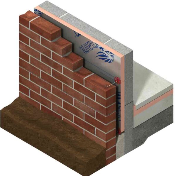 60mm Kingspan Kooltherm K108 Cavity Board Insulation 1200mm x 450mm Pack of 8 (4.32m2)