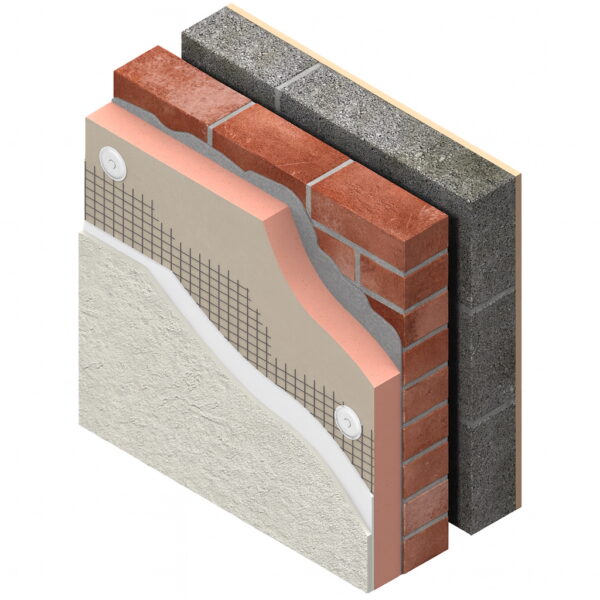 50mm Kingspan Kooltherm K5 External Wall Insulation Board 1200mm x 600mm Pack of 10 (7.20m2)