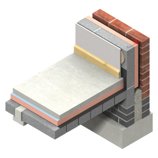 75mm Kingspan Kooltherm K103 Insulation Floorboard 2400mm x 1200mm Pack of 4 (11.52m2)
