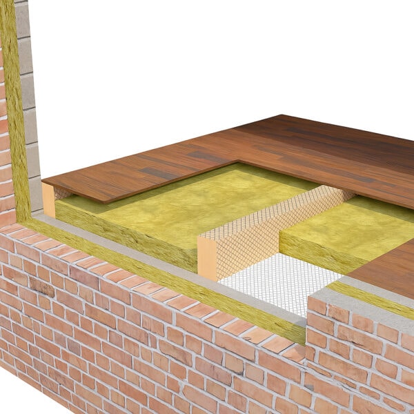 75mm Rockwool RWA45 Acoustic Insulation Slab 1200 x 600mm 4.32m2 Pack