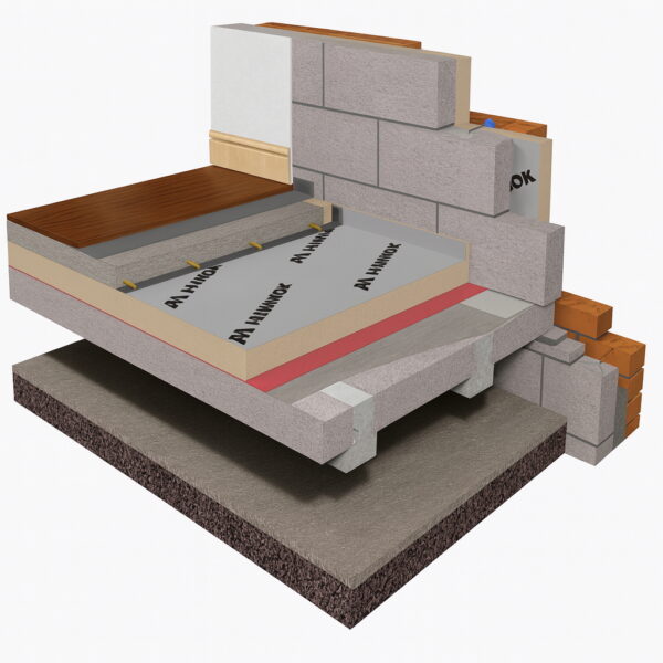 Mannok PIR Insulation Board Floor Insulation Suspended Beam Block
