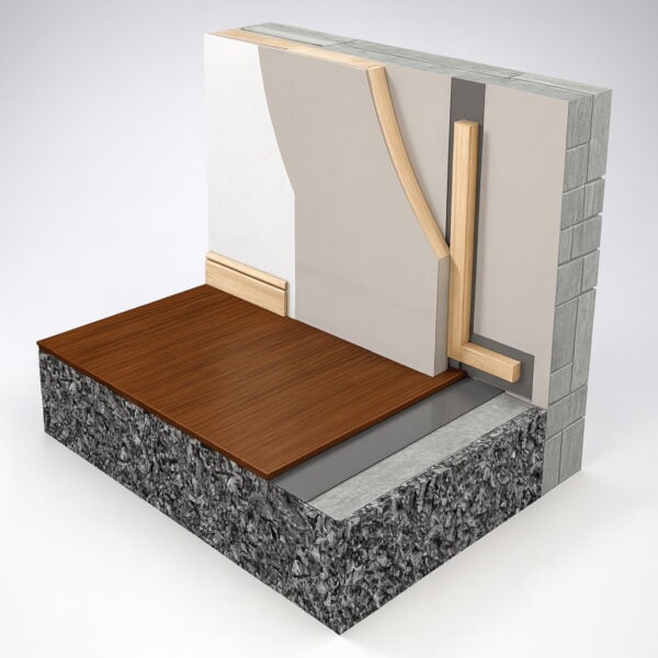 Mannok PIR Insulation Board Insulating Solid Walls With Internal Dry Lining