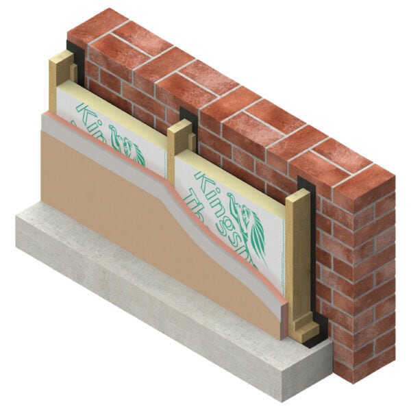 Kingspan Therma TP10 / TF70 / TW55 PIR Insulation Board 2400mm x 1200mm (8' x 4') Thermawall