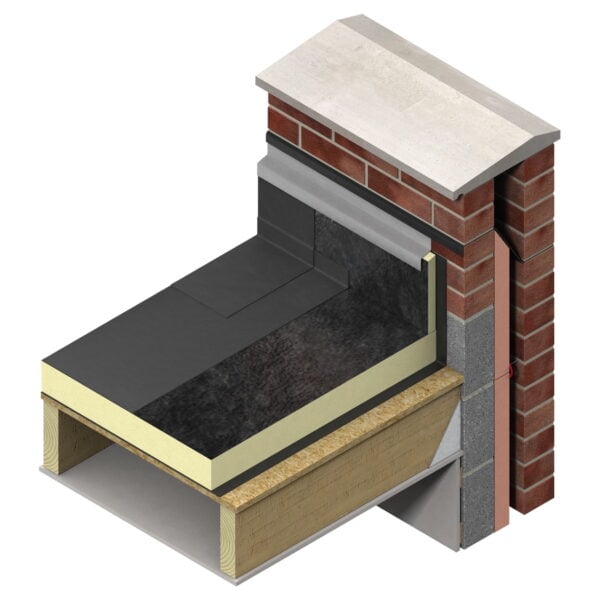 120mm Kingspan Thermaroof TR24 Flat Roof PIR Insulation Board 1200mm x 600mm Pack of 4 (2.88m2)