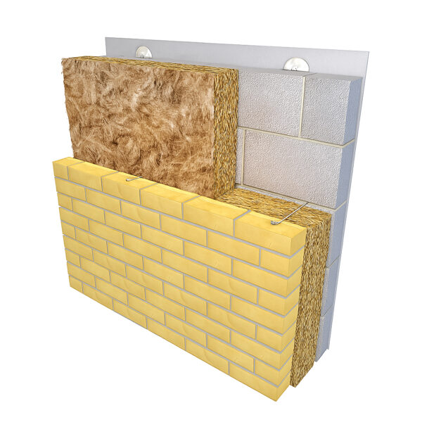 150mm Knauf DriTherm 37 Cavity Wall Insulation Slab 455mm x 1200mm 4.37m2 Pack