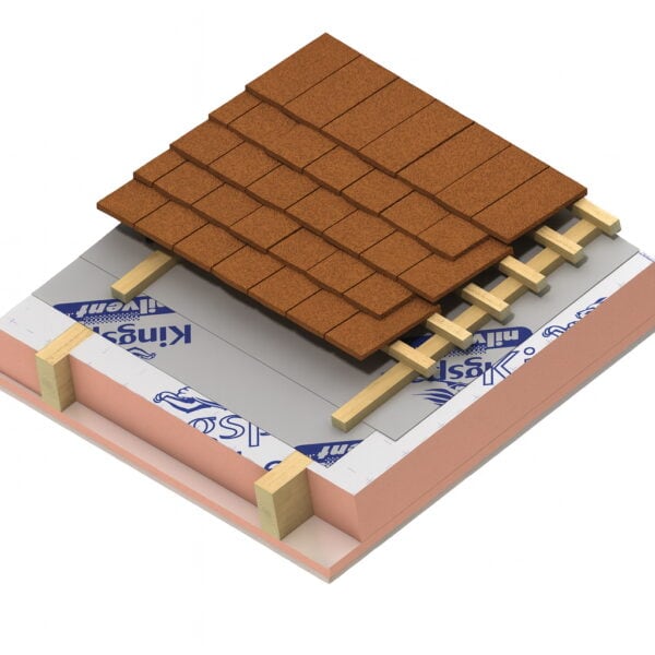 100mm Kingspan Kooltherm K107 Pitched Roof Board 2400mm x 1200mm Pack of 3 (8.64m2)