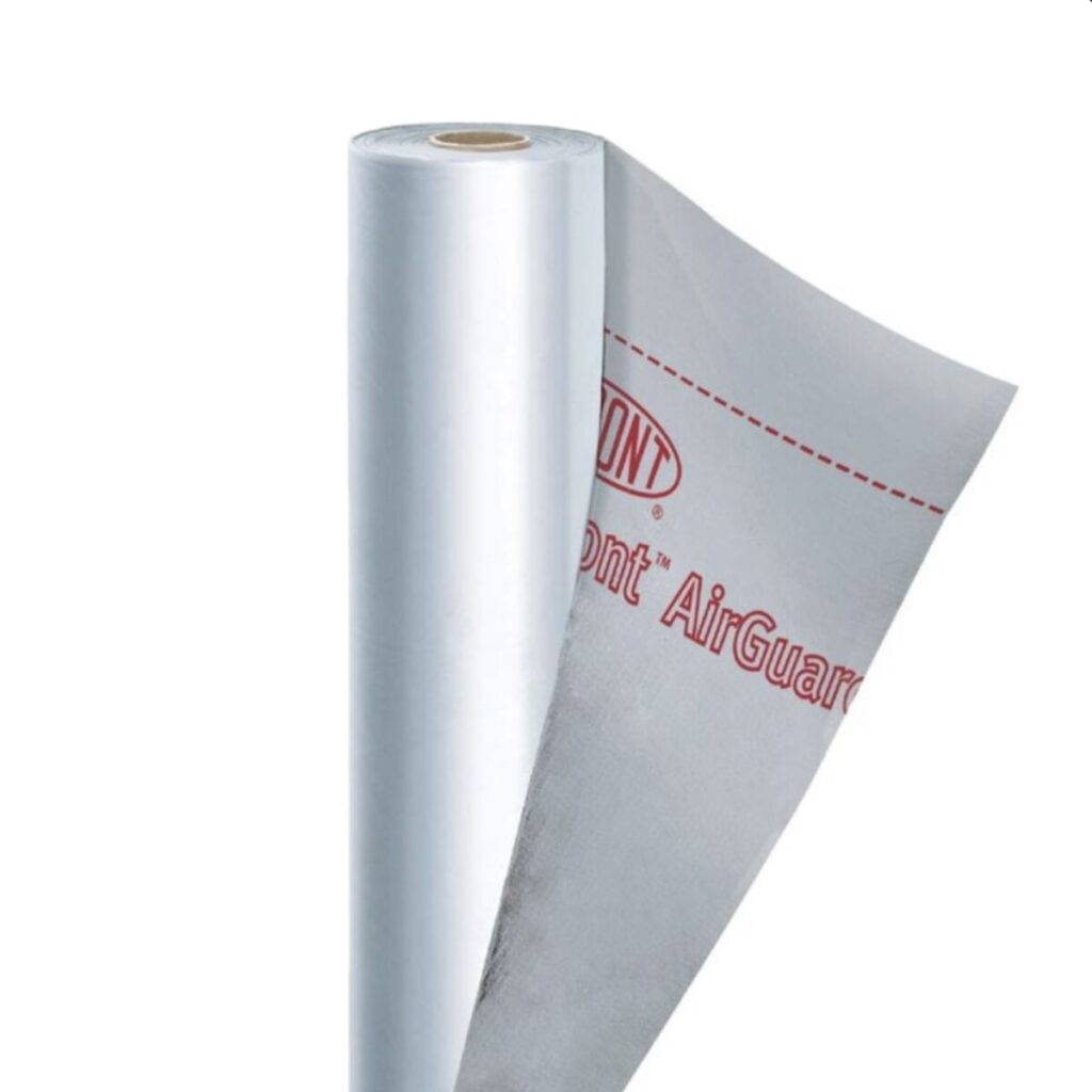 Tyvek Airguard Reflective Vapour Control Layer DuPont 50m x 1.5m Roll ...