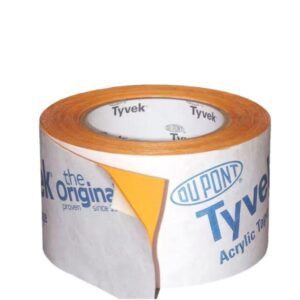 DuPont Tyvek Acrylic Tape - 75mm x 25m Single Sided