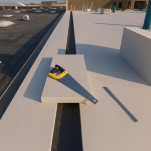 Recticel Powerdeck F Insulation Board Application Cutting