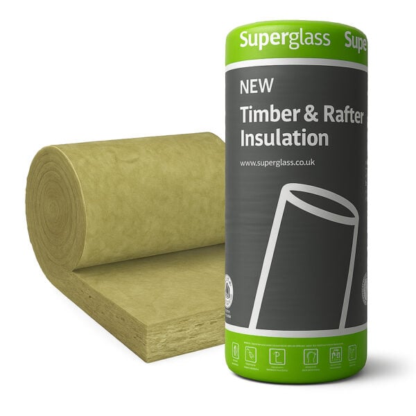 90mm Superglass 32 Timber & Rafter Roll Insulation 4.45m2 Roll
