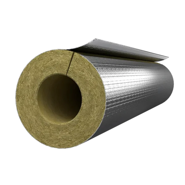 Rockwool Rocklap Aluminium Foil Faced Pipe Lagging 1000mm