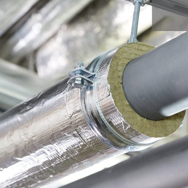 Rockwool Rocklap Aluminium Foil Faced Pipe Lagging 1000mm