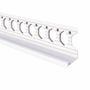 10mm White Plastic Bellcast Bead 2.5m Pack of 50